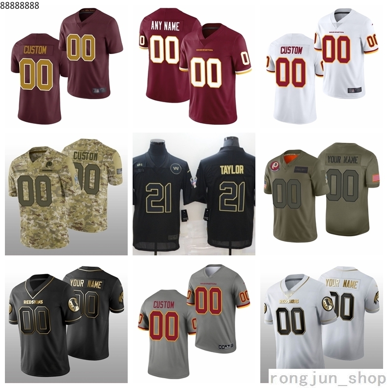 

2021 Custom WashingtonRedskinsMens Women Youth Football Edition City Split Vapor Limited Stitched Jersey Size S-6XL