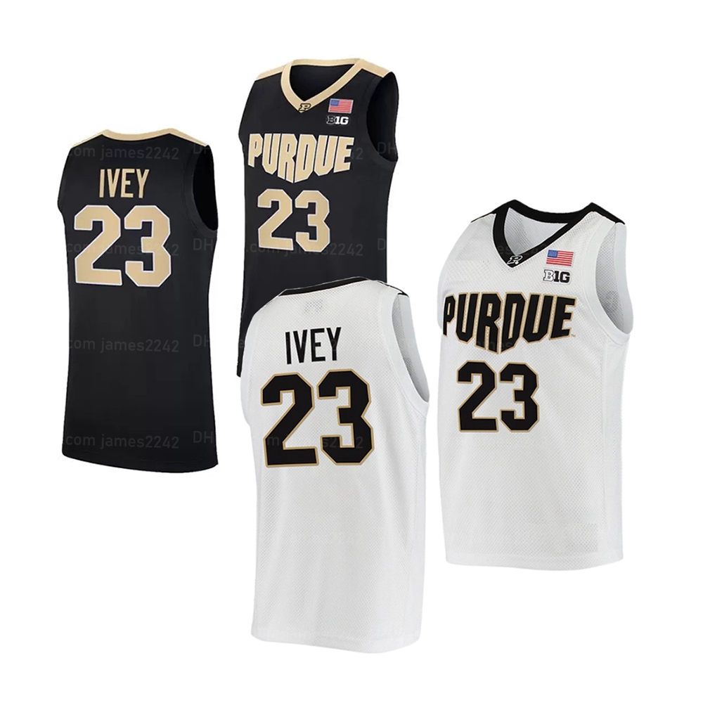 

Custom Jaden Ivey College Basketball Jersey Stitched White Black Any Name Number Size S-4XL Top Quality Jerseys
