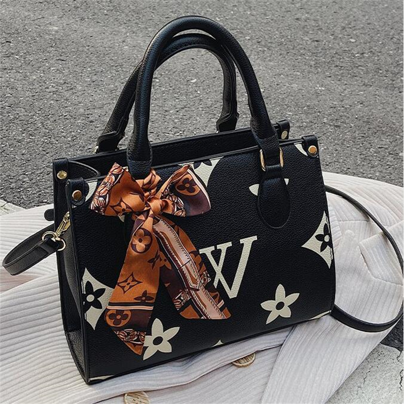 

Fashion Shoulder shopping Luxury Designer Brand all match Bags Handbags totes High Quality purse mobile phone bag letter print Women wallet vintage cross body lady, 01