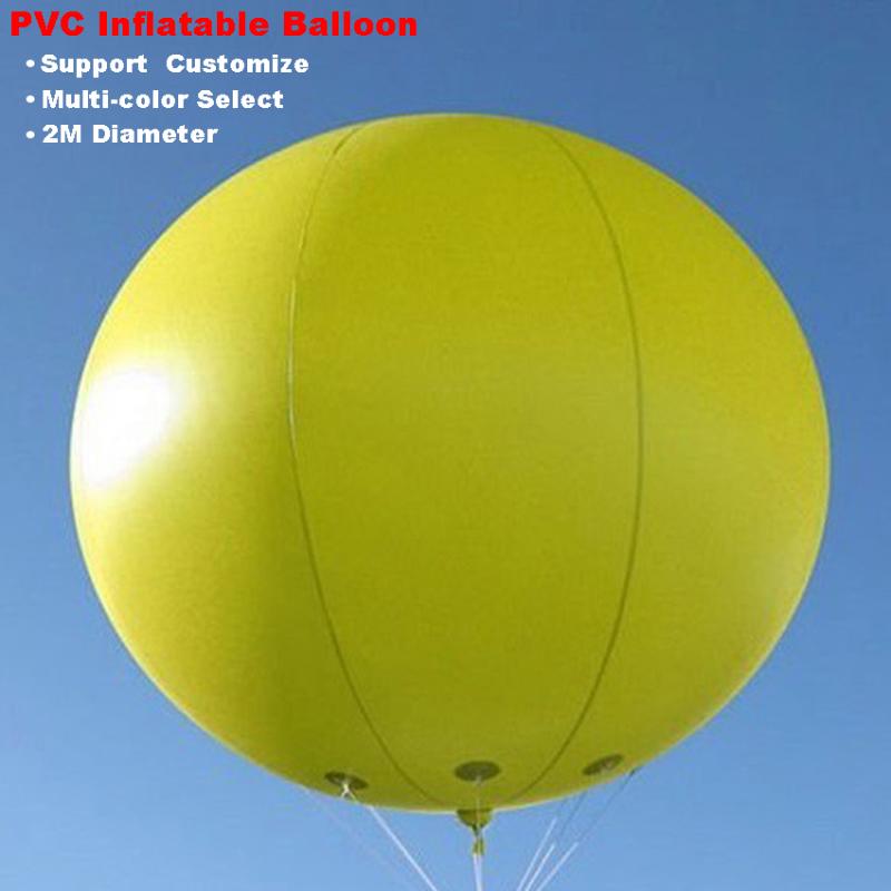 

Party Decoration 1.5M/1.8M/2M PVC Advertising Inflatable Giant Balloon Round Sky Helium Ballon Suppot Customized Size Logo Multi-color Optio