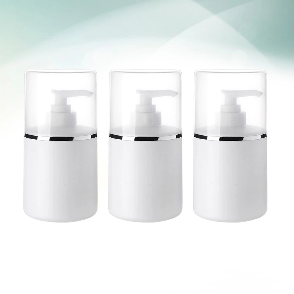 

250ML 300ML 400ML 500ML Empty Pump Bottles Comestics Pressing Type Dispenser Bottles Shampoo Bottle Comestic Lotion Bottle