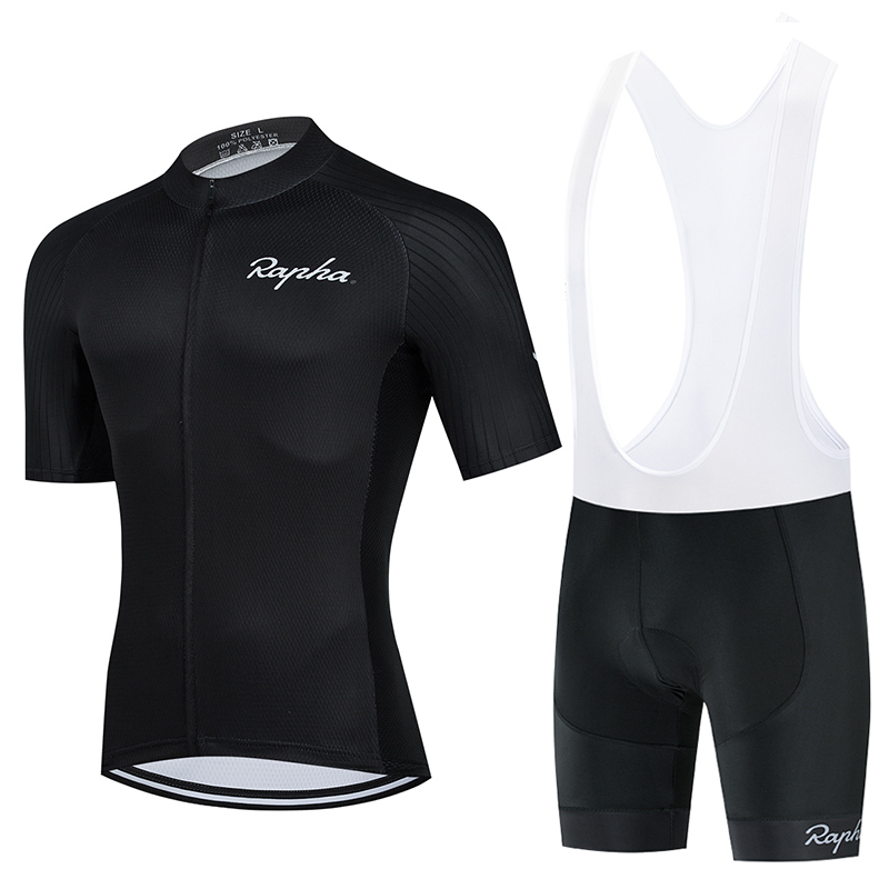 

2022 RAPHA Cycling Team Jersey Bike Shorts 20D Bib Set Quick Step Ropa Ciclismo MenS MTB Summer Pro Bicycling Maillot Bottom Clothing, White