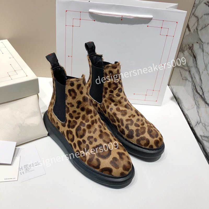 

Style Top Patent Calfskin Martin Boots Womens Plaid Tweed Platform Flat Ankle Boot Black White Leather Lace-up Winter Shoes, 03