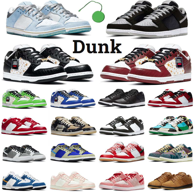 

2021 Dunk SB low men women running shoes dunks Sean Cliver Camcorder Black White Chunky Dunky Civilist mens trainers outdoor sports sneakers, Laser orange