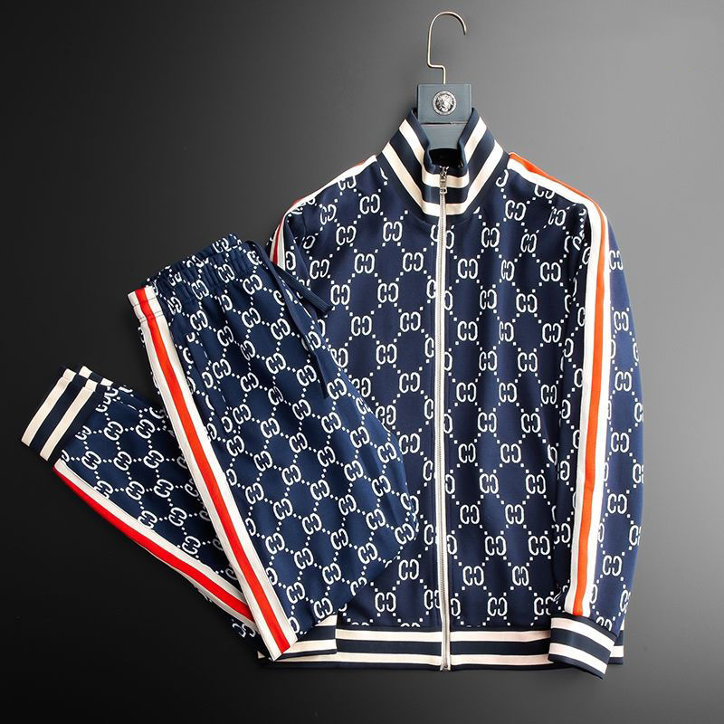 

Light luxury fashion men leisure two fashion Korean version handsome slim fashion brand autumn sports suit men, 388 white