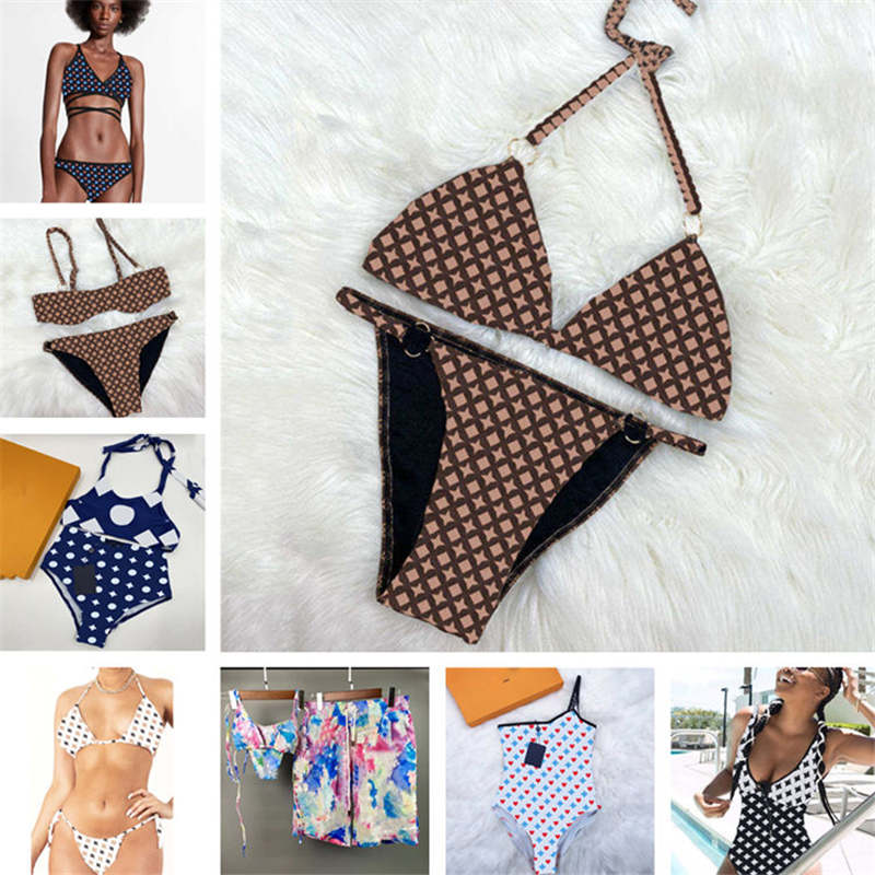 

Summer Womens Bodysuit Swimwear Bikinis Set Designers One Piece Swimsuit Shoulder Push Up Bathing Suit Beach Bikini Breathable, White;black