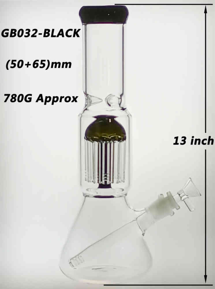 

Glass Bong dab rig Glass Hookah Bongs & Pipes & Rig 13inch Beaker with 14/19mm Downstem and bowl GB032