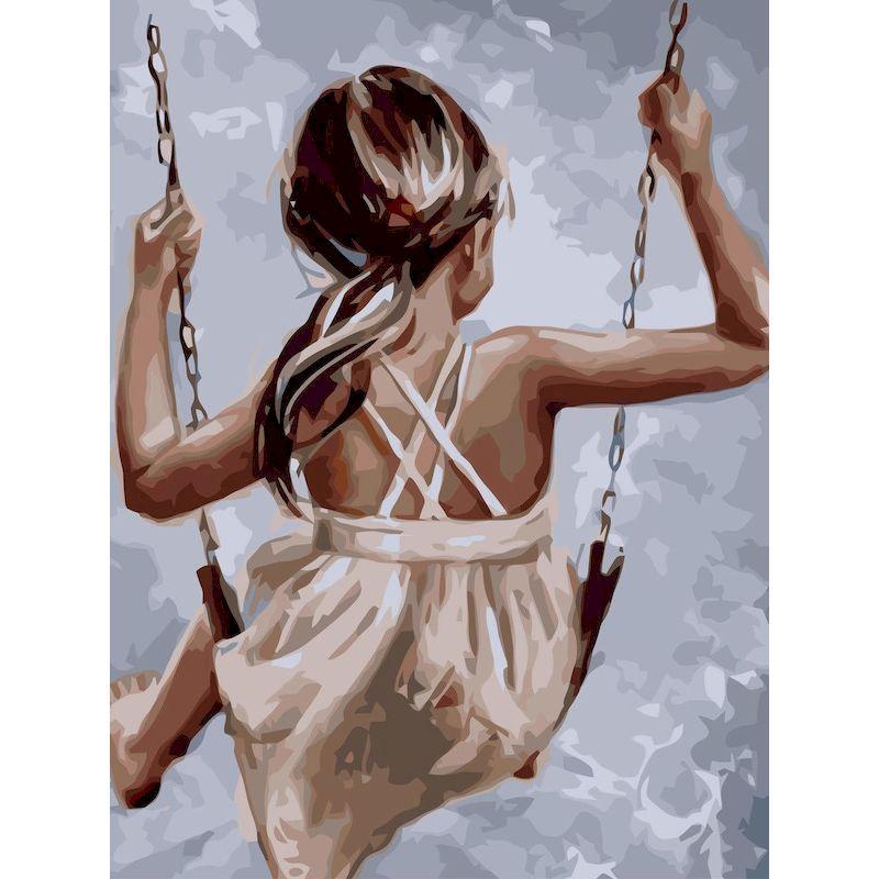 

Paintings GATYZTORY 60x75cm Girl Portrait Coloring By Numbers Paint Picture On Canvas Home Wall Decor Acrylic Paints