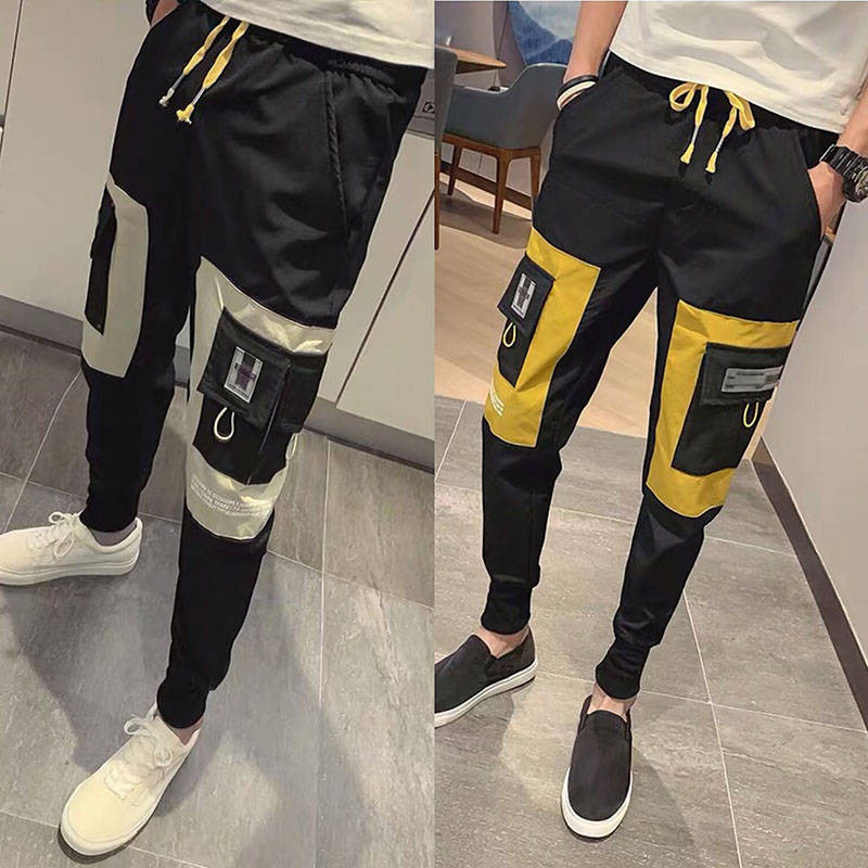 

2021 New Outono Nova Alta Marca De Moda Dos Homens Streetwear Treet Mens Corredores Calas Cargo Pantolon Kargo Preta Jbas