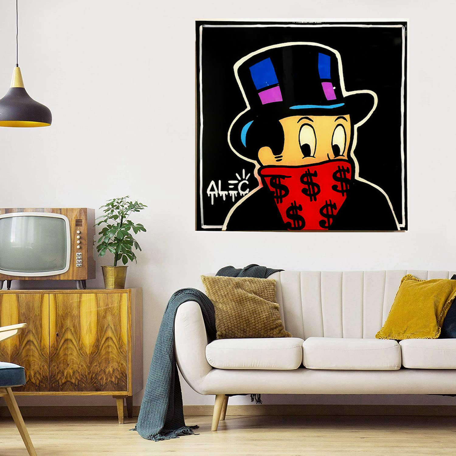 

Alec Monopoly Large Oil Painting On Canvas Home Decor Handcrafts /HD Print Wall Art Pictures Customization is acceptable 21070913