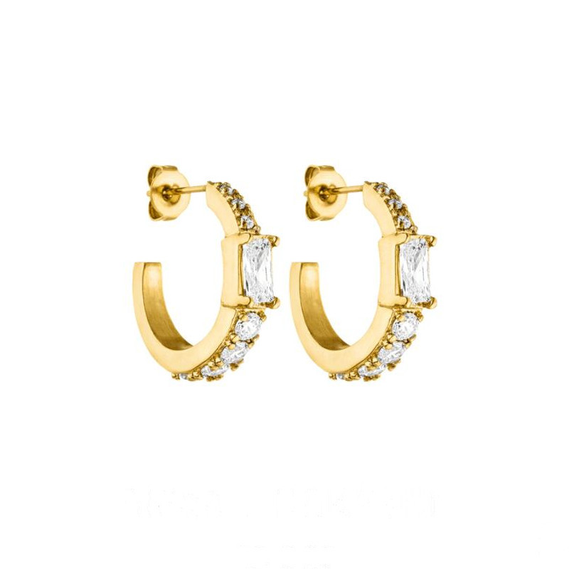 

In Stock Mavis Hare Luxury limited edition collection Stainless Steel Crystal Awalu Earrings as Fashion Lady Gift