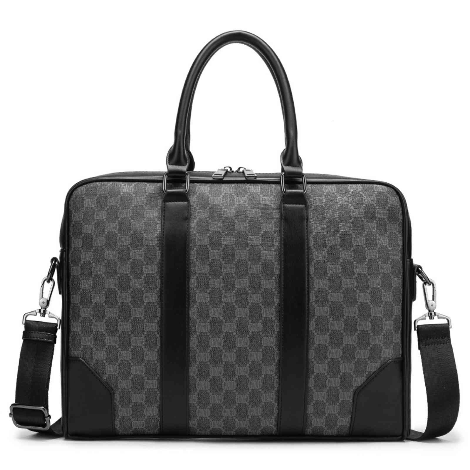 Gxd Brand Men's Classic Business Briefcase File Horizontal Computer Bag Portable Single Shoulder Messenger Wear Resistant-image-742428047