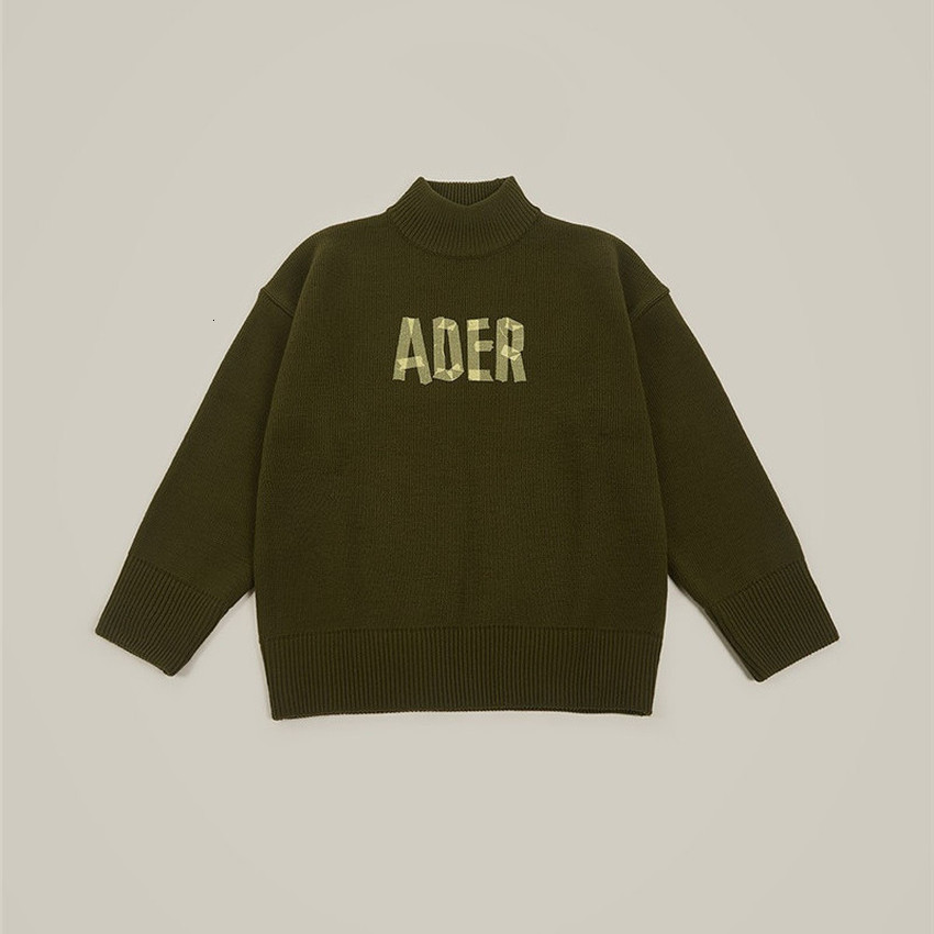 

2021 New Adererror Sweater Men Woman Adhesive Paper Style Letter Printing Autumn Winter Crewneck Ader Error Sweatshirts 1sdq