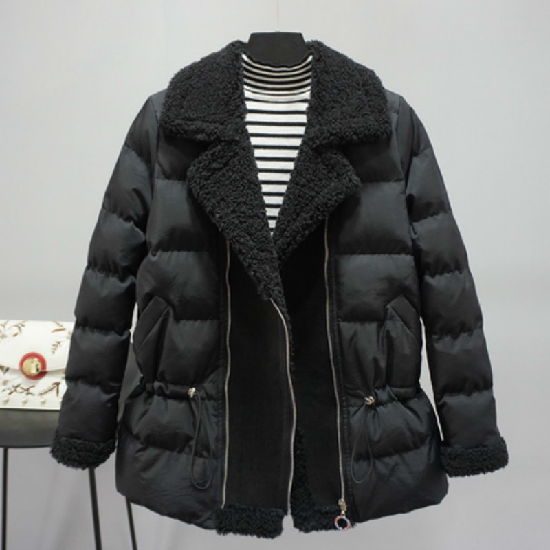 

2021 New Bubble Coat Down Cotton Er Jacket Korean Warm Women Winter Coats Pp441 6cha, Black