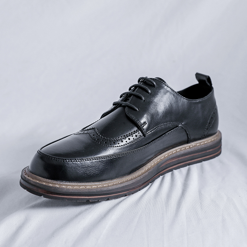 

2022 Handmade Men Loafers Leather Luxury Shoes Business Elegant Wedding Party Casual Mens Formal Dress Shoes, 6281 black