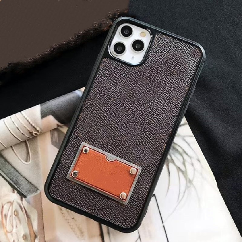 

Luxurious Designer Phone Cases for iPhone 14 14pro 14plus 13 13pro 12 12pro 11 pro max XS XR Xsmax Deluxe Fashion Leather Print Tags Cellphone Cover, L3-black flower