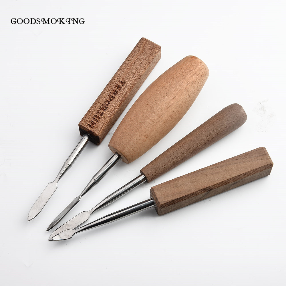 

Metal Dabber with Wooden Holder Smoking Tool for Quartz banger oil rigs 1826