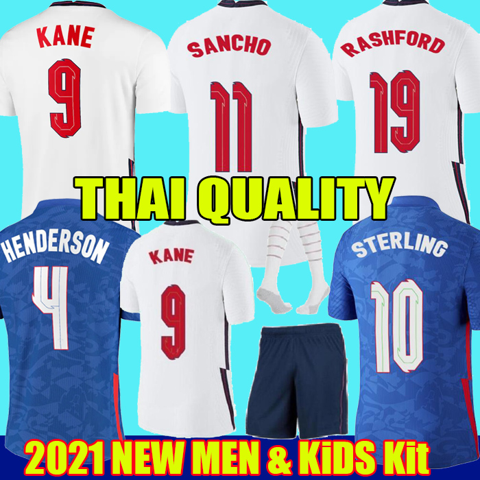 

21 22 Top thailand quality SANCHO RASHFORD soccer jerseys 2021 2022 STERLING DELE KANE 20 21 Football shirts men kids sets EnGlAnd uniforms, Kids home