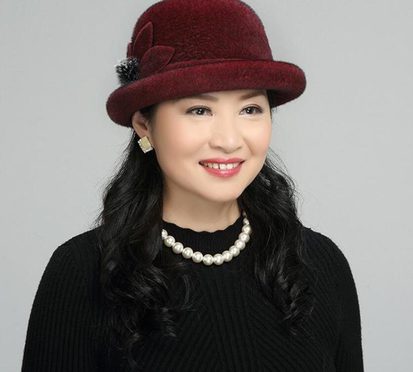 

Berets Old Man Hat, Female Imitation , Round-brimmed Basin Mother's Warm Grandma, Mother-in-law, Small Top Hat