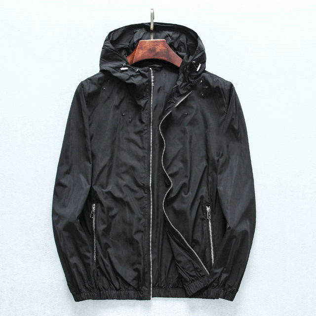 2021 New Spring Autumn Fashion Slim Fit Young Men Hooded Jacket Print Thin Jackets Casual Windbreaker Top Quality Jacket-image-661021046