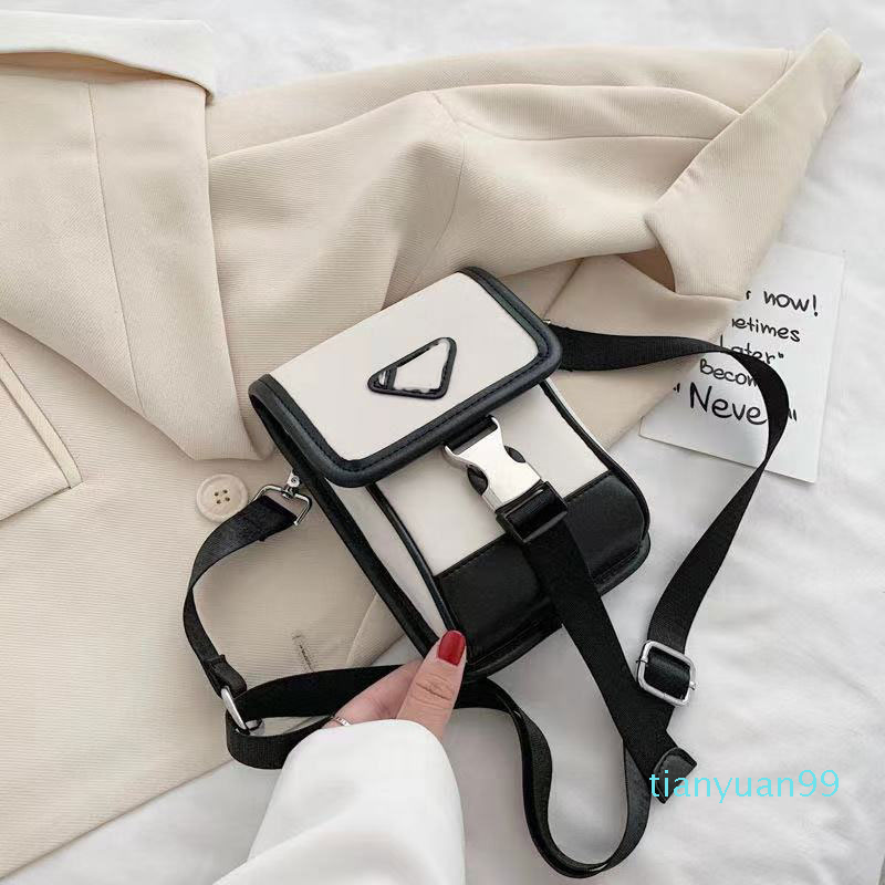 

2021 new luxury women's key ring mobile phone bag women's crossbar mini bag long chain shoulder strap Messenger Bag Drawstring