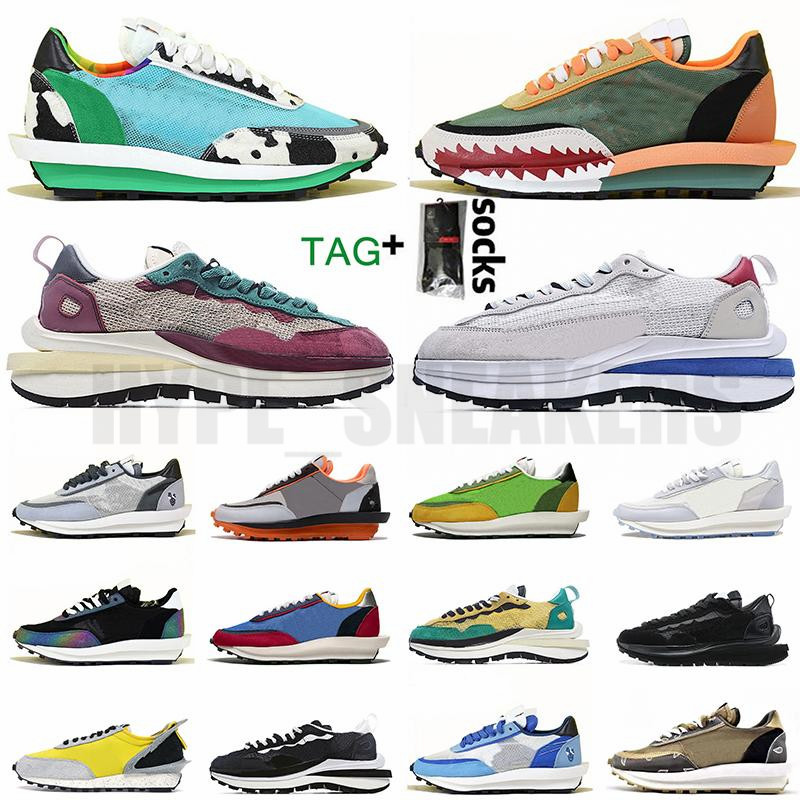 

2021 Womens Mens Sacais Waffle LDV Pegasus Vaporfly Running Shoes Tour Yellow Gym Red Sail Black Nylon White Black Sports Trainers Sneakers