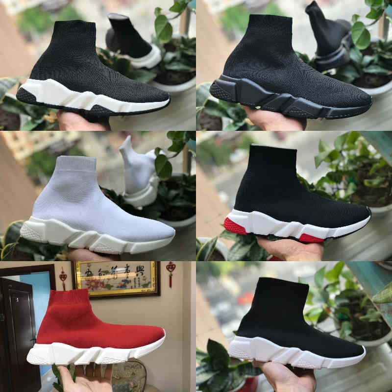 

Sell 2021 Speed Trainer Black Red Luxury High Casual Sock Shoes Men Women Cheap Fashion Paris Designer Sneakers High Quality EUR36-45 J22, D1006