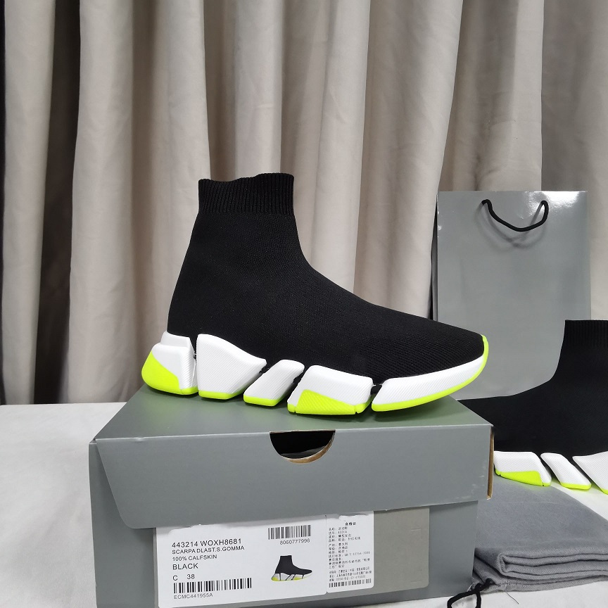 

Top Quality Men Women Designers sock Shoes Fashion Womens Pairs Speed 2.0 Sneakers TripleS Black Outdoor Platform Socks Casual Sneaker 35-45 with box