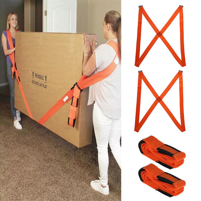 

Yarn 4pcs Lifting Moving Strap Furniture Transport Belt Shoulder Straps Convenient Tools For Home Move House, Champagne