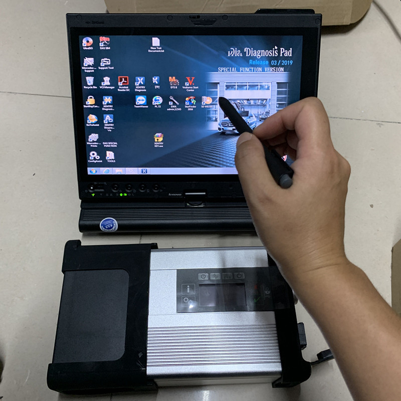 

Diagnostic tool mb star diagnosis c5 SD Connect hdd and Laptop x200t SSD 2022.12v D.AS/ DTS Cars & Trucks scanner