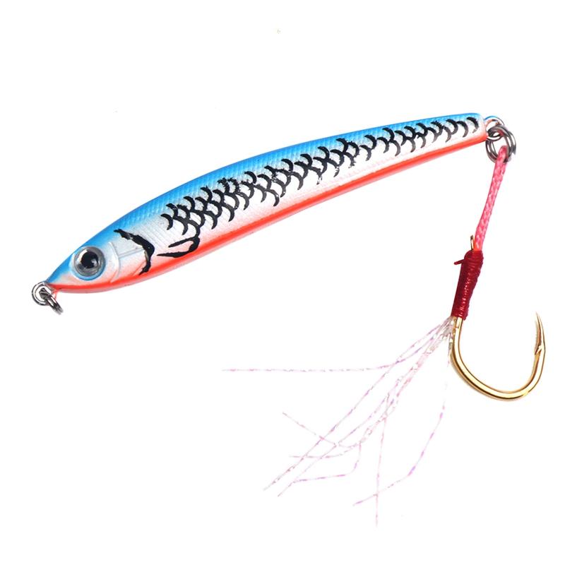 

Fishing Hooks Artificial Bait False Fish Lures Fishhook Lifelike Casting Sinking Hard Pencil Lure Single Barbed Fishhooks Accessories