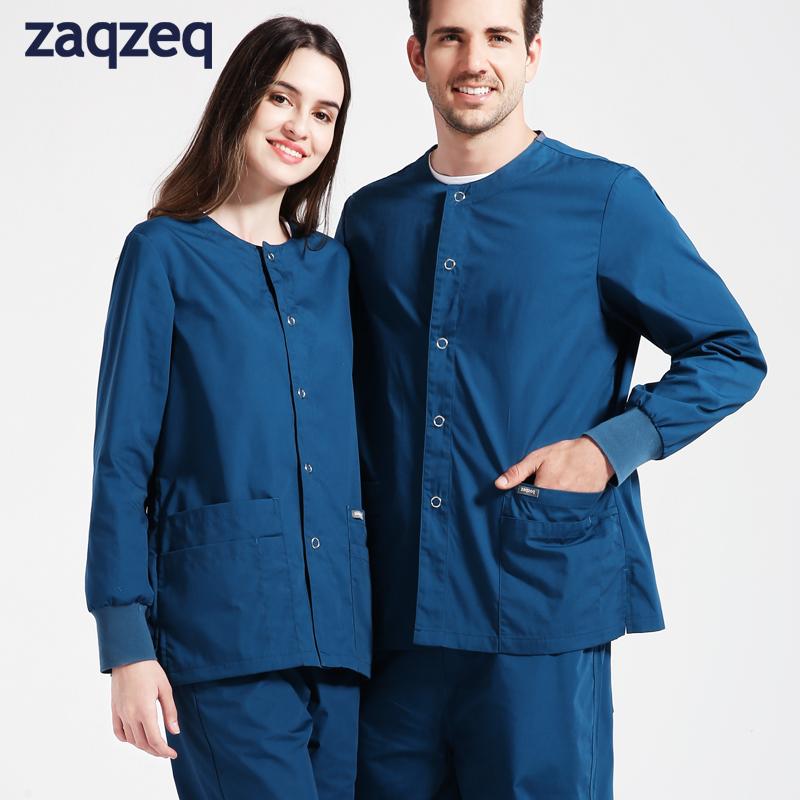 

Women' Jackets Workwear Professionals Men' And Women Warm-Up Scrub Jacket, Purple