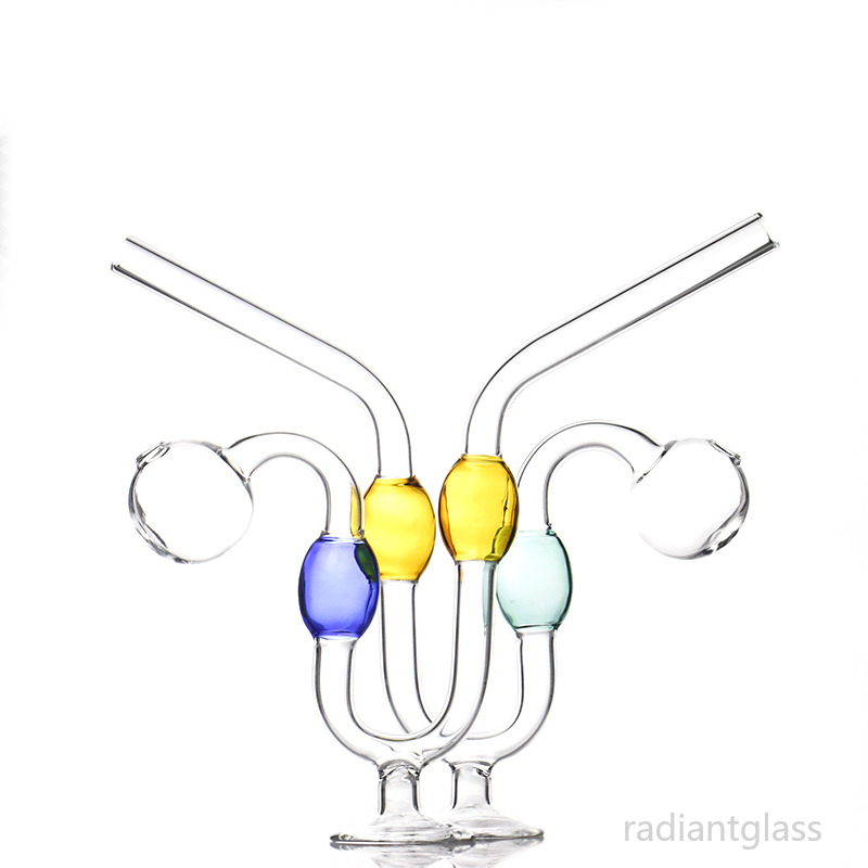 

Snakelike Glass Smoking Handle Pipe Glass Oil Burner Pipes Smoking Pipe Glass Bong Shisha Water Tube