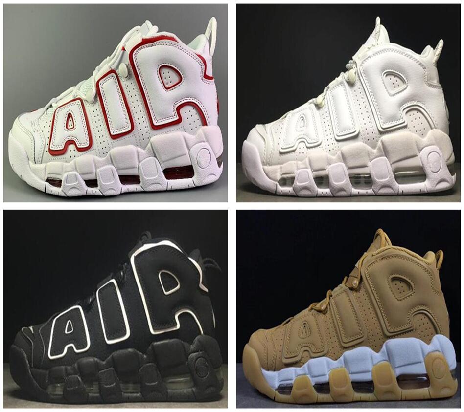 

More Uptempos 96 QS Olympic Varsity Maroon Mens Basketball Shoes 3M Scottie Pippen Chicago Trainers Sports Sneakers Zapatillas, Blue;pink