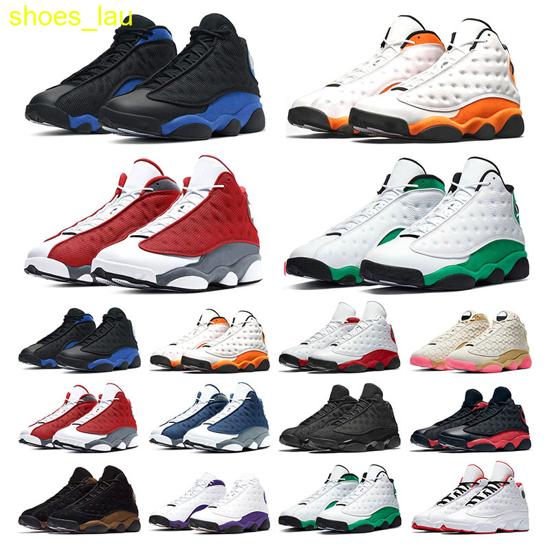 

Hot basketball shoes 13s jumpman Red Flint Chicago Hyper Royal balck cat Bred Playground mens sports sneaker trainers fashion outdoor, 0 red flint