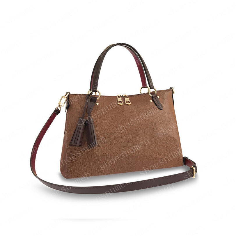 

Totes Handbags Shoulder Bags Handbag Womens Bag Backpack Women Tote Bag Purses Brown Bags Leather Clutch Fashion Wallet Bags 25-347, #01 damier brown