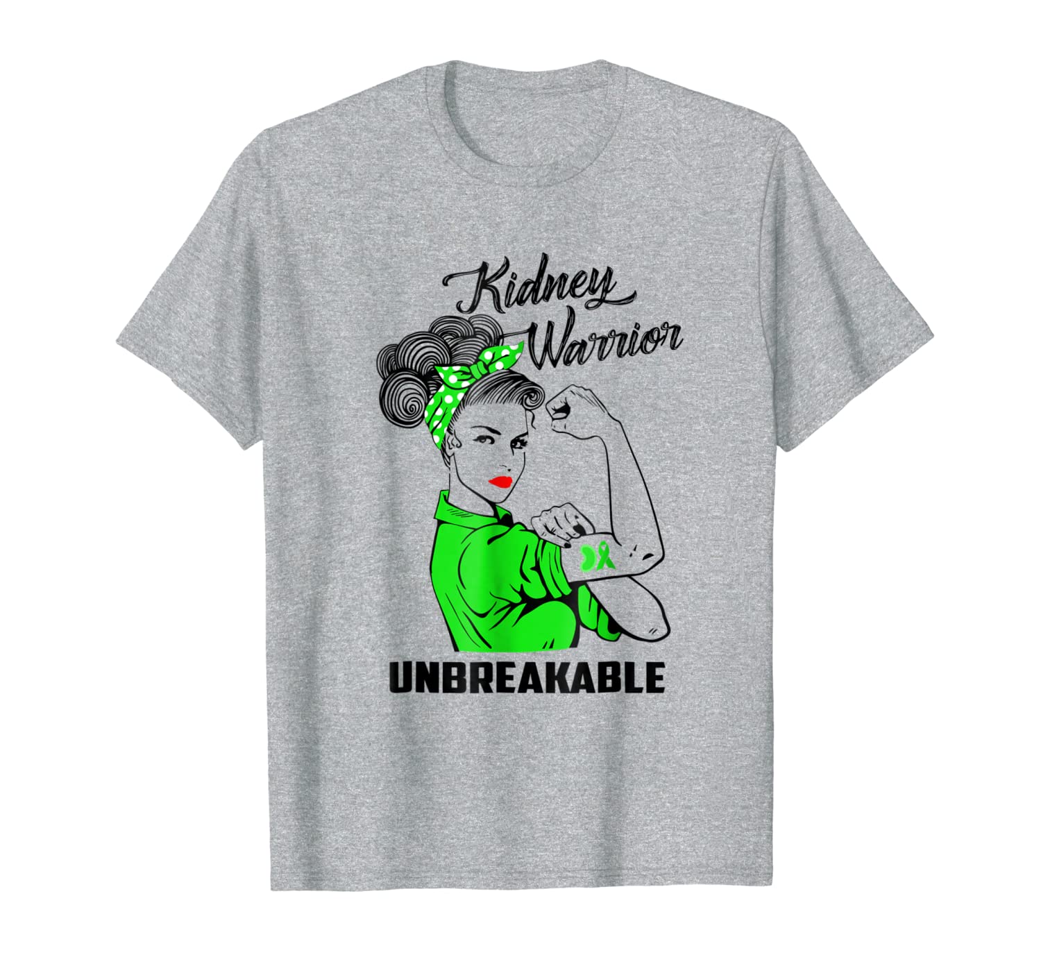 Kidney Warrior Unbreakable T-Shirt Kidney Awareness Gift-image-701967613