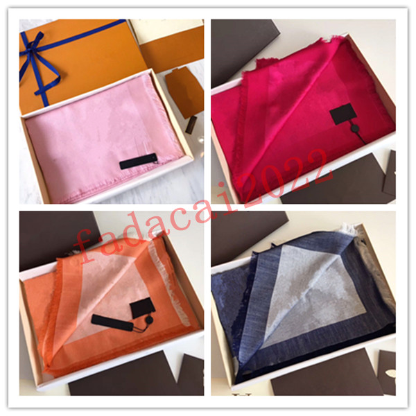 

2021 Fashion scarves real silk scarf Keep warm high-grade scarfs style accessories simple Retro for womens