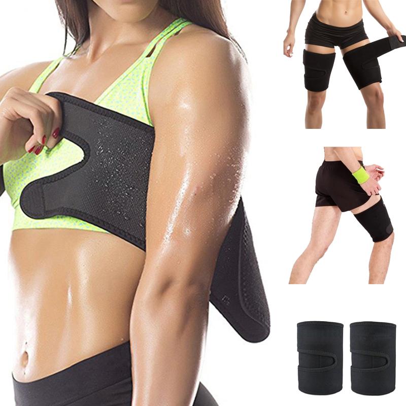 

Women's Shapers Arm Bands Neoprene Sauna Belt Wraps Leg Body Ultra Sweat Warmers Slimmer Trimmers Custom Logo Shapewear, Arm belt yellow pair
