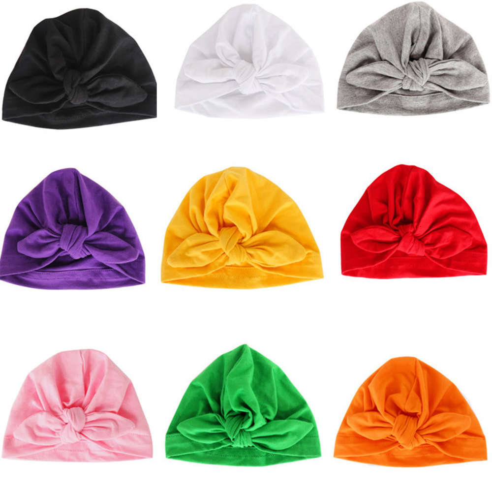 

Baby's products baby's knotted hood children's hat Indian headband, Yellow