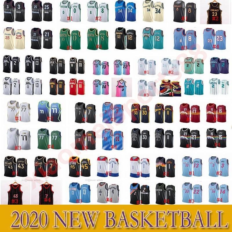 

2021 Men Luka Stephen 77 Doncic Curry Jersey Kawhi Kevin Damian Leonard Durant Lillard Jayson Westbrook Tatum Mitchell Jokic Harden Jersey, As shown in illustration