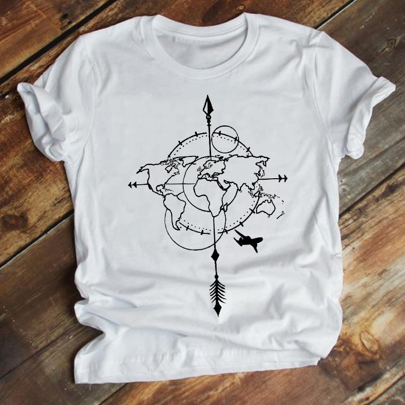 

Women' T-Shirt Summer Clothes Print Tshirt Female Tee Top Graphic Women Printing Short Sleeve Travel Vacation Clothing 90s, Gjs24434