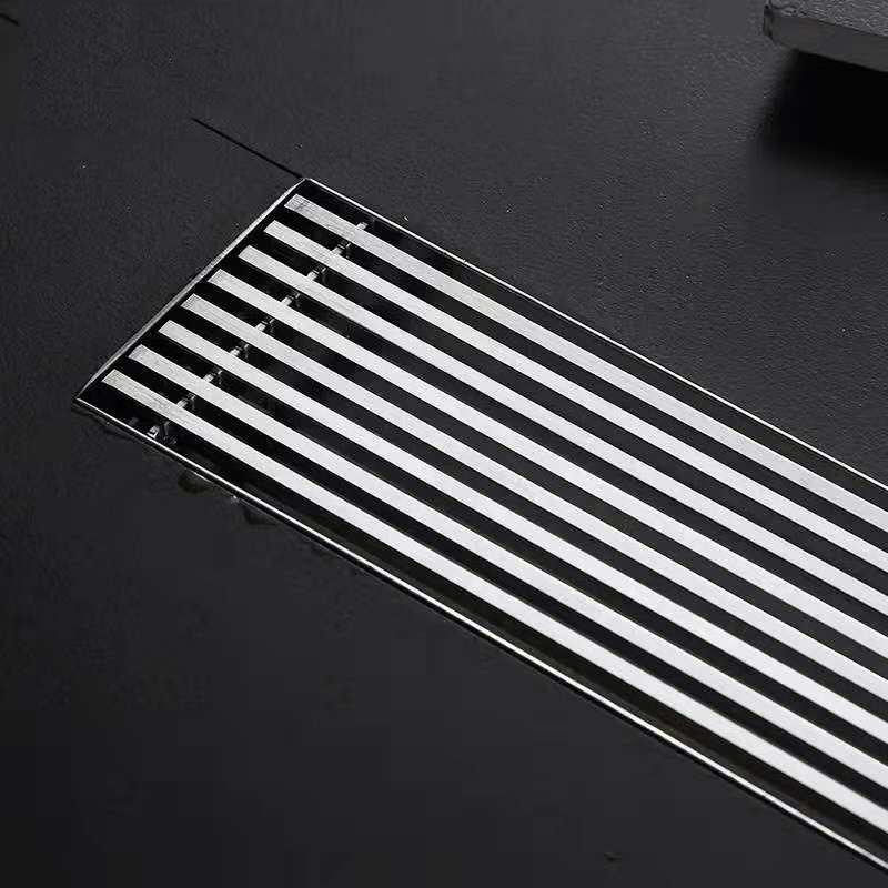 

Other Bath & Toilet Supplies 800MM Long Strip Floor Drain Shower Room Large Displacement Bathroom Rectangular Lengthened Deodorant Invisible