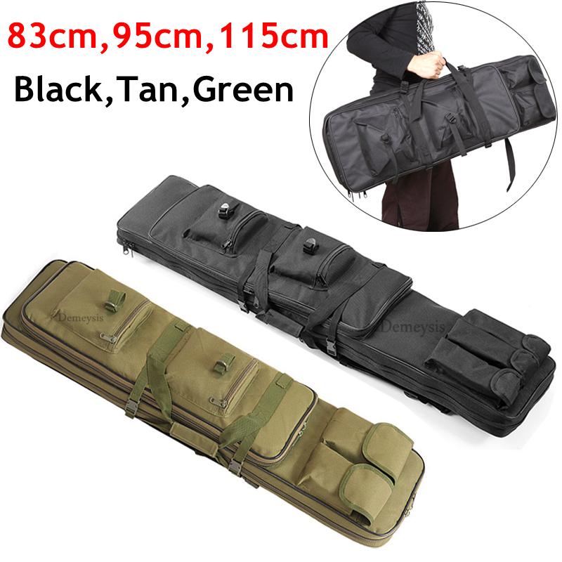 

Stuff Sacks Military Tactical Gun Bag Hunting Shooting Sniper Firearm Transportation Backpack Paintball Sgun Protection Bags, Tan 81cm
