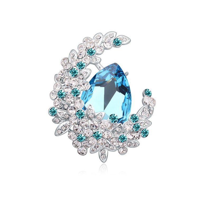 

High Quality brooches fashion channel brooch made with Elements Crystals from Austria