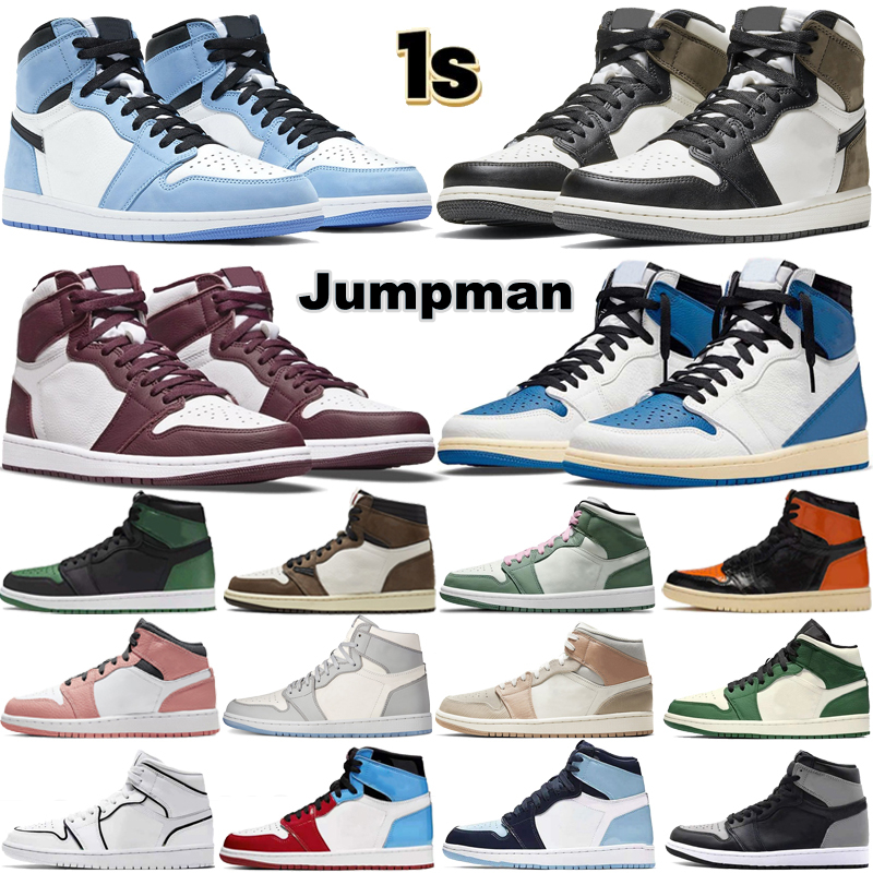 

Jumpman 1 1s men women Basketball shoes trainers Fragment Hyper Royal Pollen Prototype University Blue Obsidian Bred Toe UNC Dark Mocha Cactus Jack, Customize
