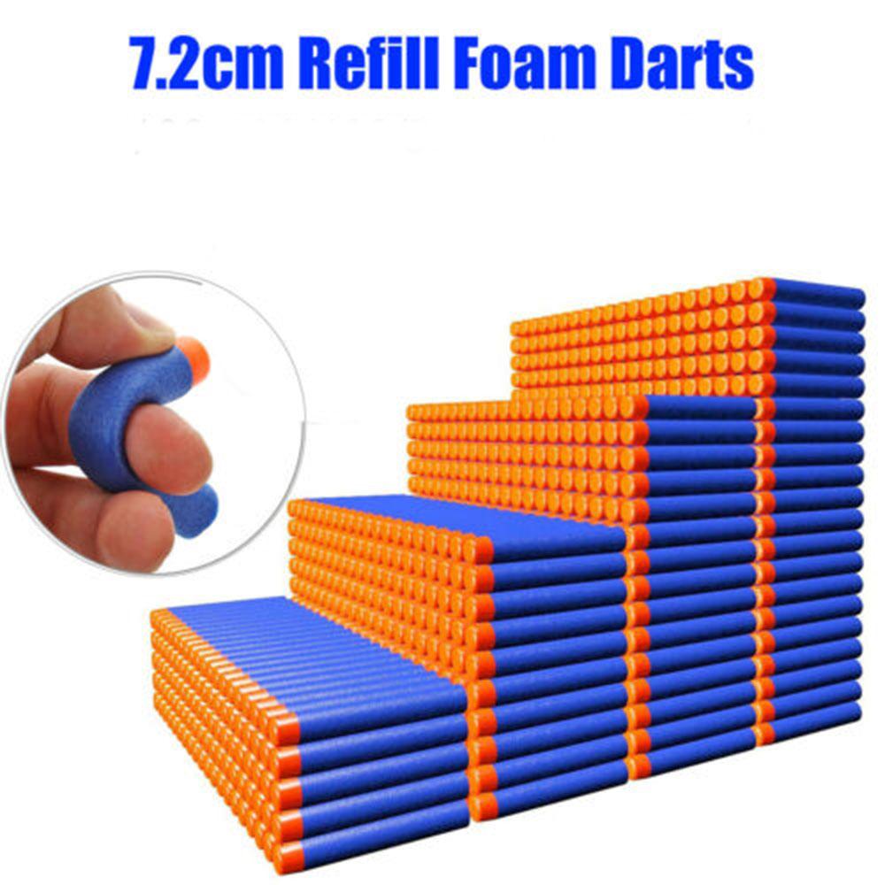 

US Stock 7.2cm NERF N-Strike Elite Series Refill Blue Soft Foam Bullet Darts Gun Toy Bullet For Kids Toy Gun Blasters Gift FY9390