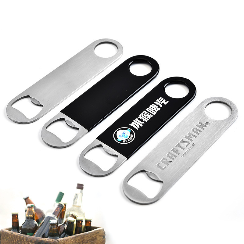 

stainls steel multifunctional double head beer portable bottle opener