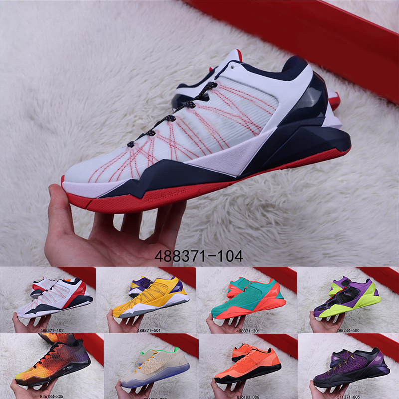 

7 7s 14s Protro chaos BLACK MAMBA Basketball Shoes elite low Hornets var green White Del Sol Carpe Diem 4s turbo size 40-46 with box, 11