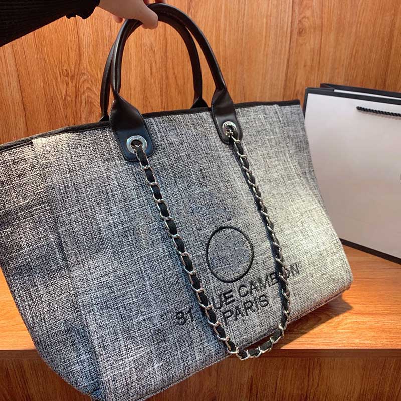 

Paris Designer C Canvas Shopping Bags Letters Embroidery Handbags Large Capacity Multi-function Women Shoulder Bag Luxurys Designers Bags